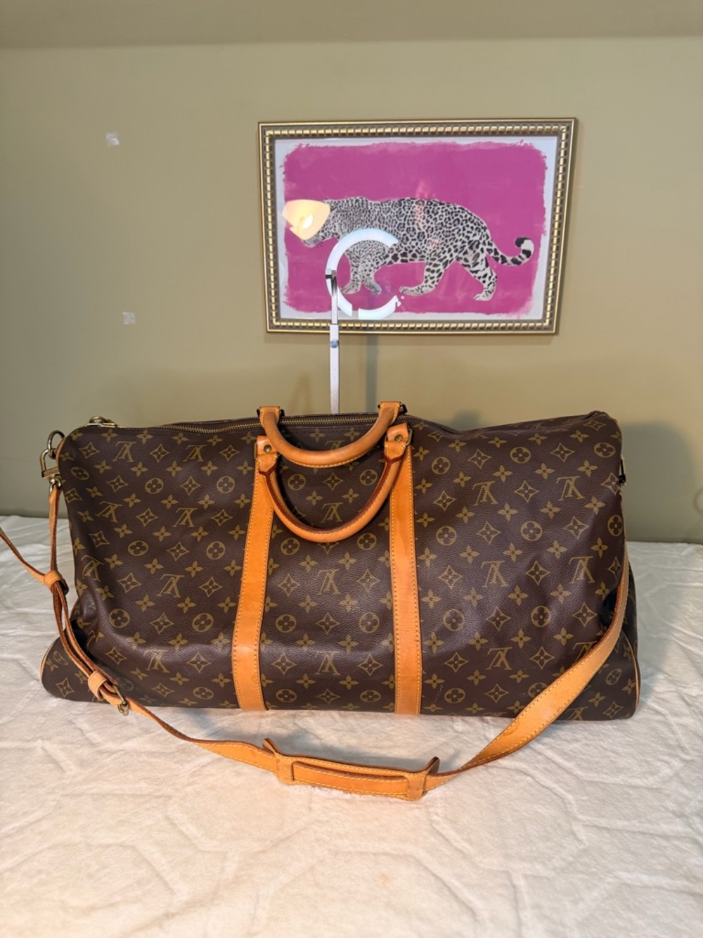 Louis Vuitton Keepall Bandouliere 60 Canvas duffel